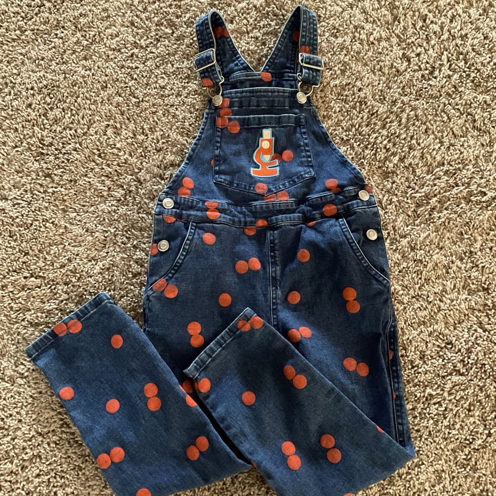 Christian Robinson Bib Overalls, Kids Sz 4T